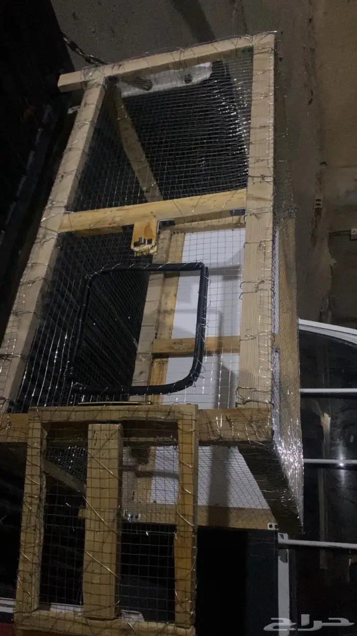 قفص خشب صنع يدوي 0