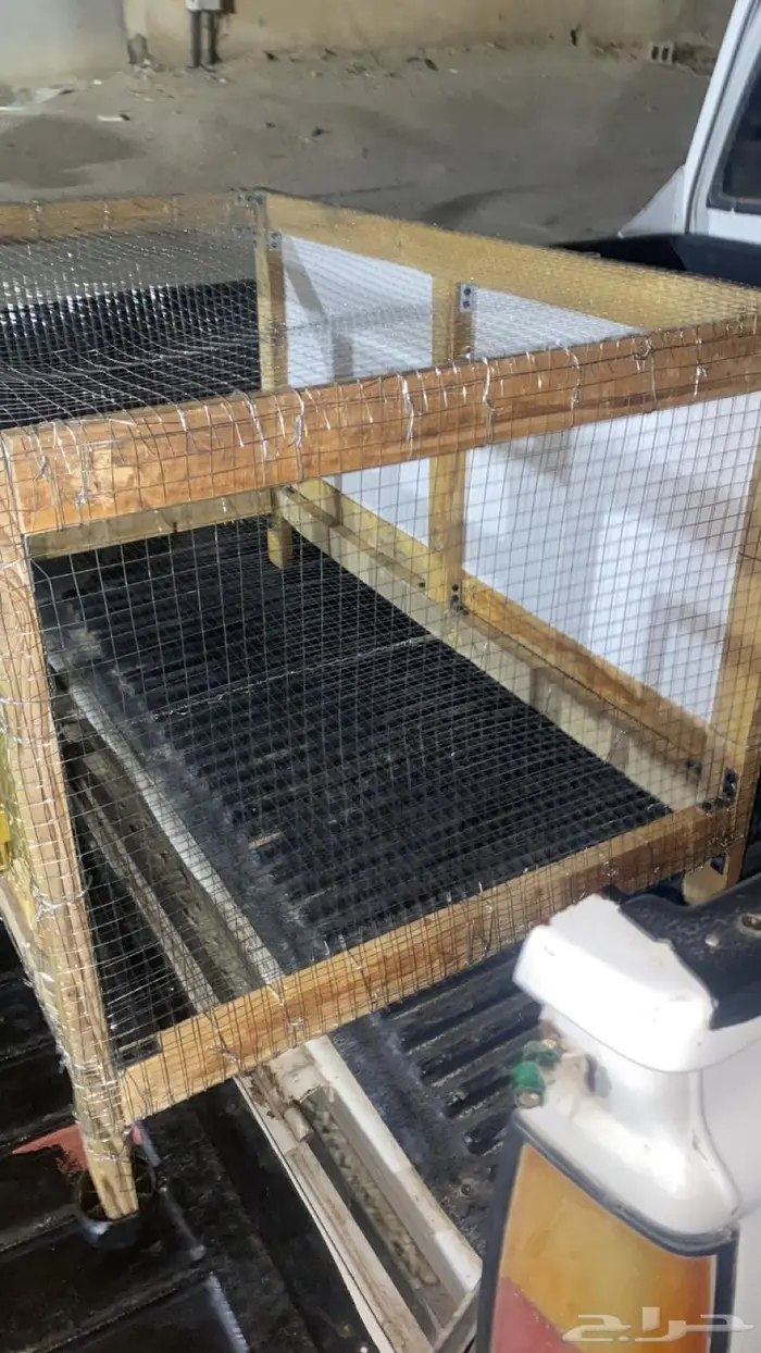 قفص خشب صنع يدوي 2