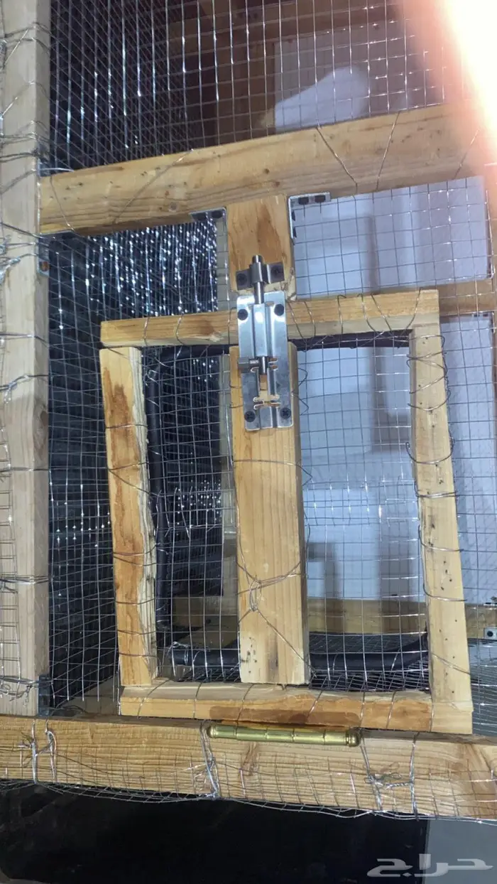 قفص خشب صنع يدوي 4