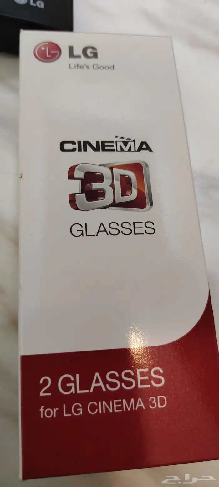 ريموت شاشة مع ثلاثه نظارات 3D. ماركه( LG) 6