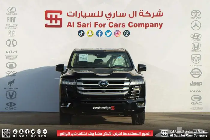 تويوتا لاند كروزر GXR L3 2025 اقساط بنوك وشركات 0