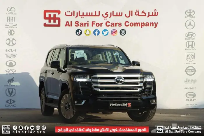 تويوتا لاند كروزر GXR L3 2025 اقساط بنوك وشركات 5