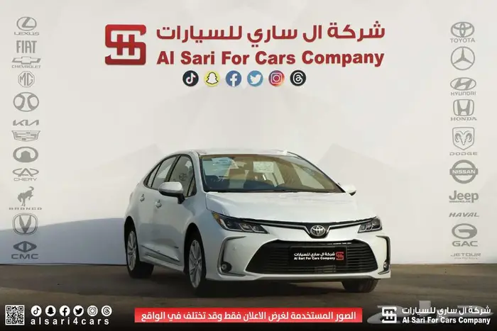 تويوتا كورلا XLI جنوط محرك 2.0 2025 اقساط بنوك وشركات 6