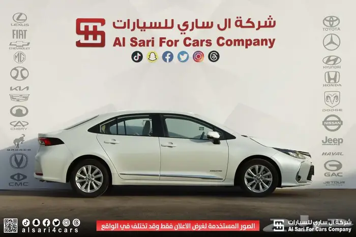 تويوتا كورلا XLI جنوط محرك 2.0 2025 اقساط بنوك وشركات 9