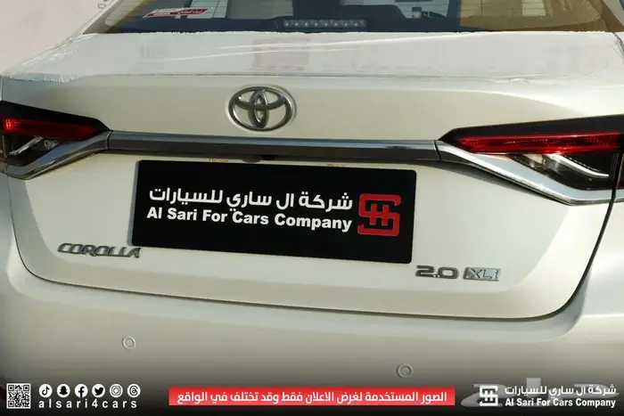 تويوتا كورلا XLI جنوط محرك 2.0 2025 اقساط بنوك وشركات 13