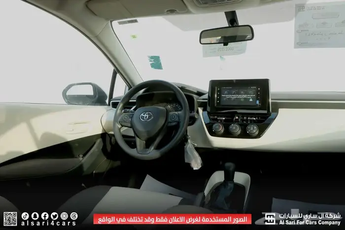 تويوتا كورلا XLI جنوط محرك 2.0 2025 اقساط بنوك وشركات 17