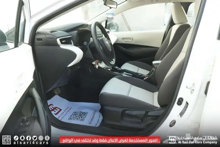 تويوتا كورلا XLI جنوط محرك 2.0 2025 اقساط بنوك وشركات 21