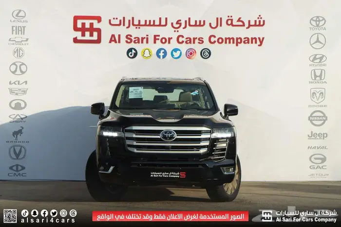 تويوتا لاند كروزر GXR L3 2025 إقساط بنوك وشركات 1