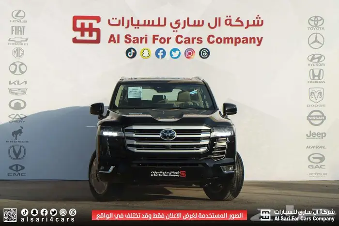 تويوتا لاند كروزر GXR L3 2025 إقساط بنوك وشركات 14