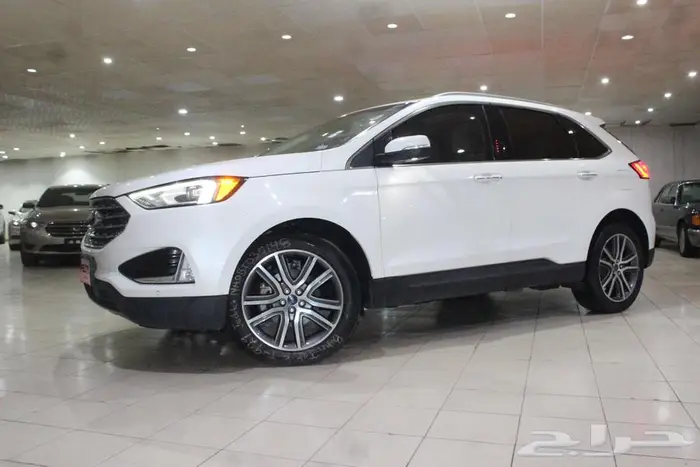 فورد إدج 2020 ابيض بطاقة جمركية 7