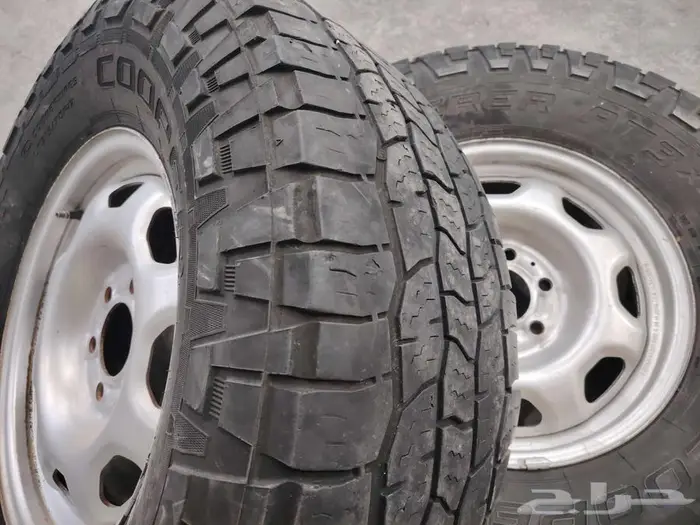 كفرات حجري مقاس 17 مع جنوط F150 مقاس 17 5