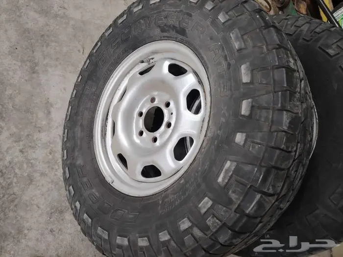 كفرات حجري مقاس 17 مع جنوط F150 مقاس 17 3