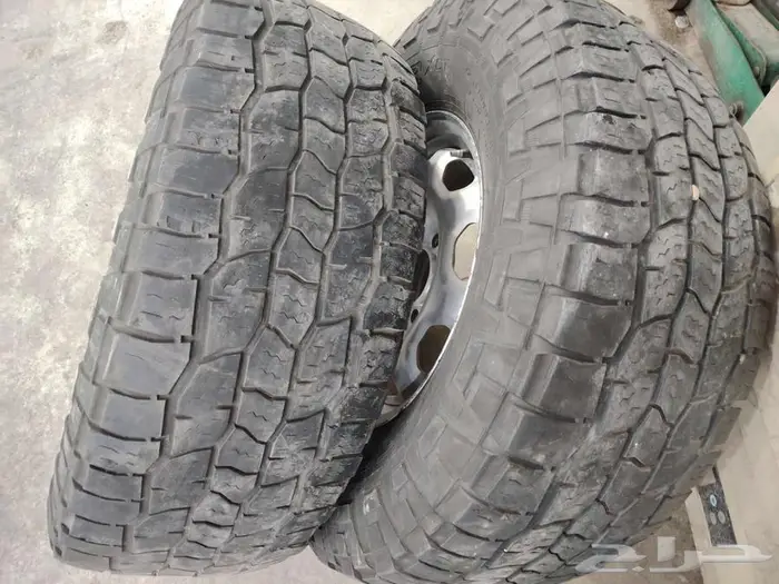 كفرات حجري مقاس 17 مع جنوط F150 مقاس 17 4