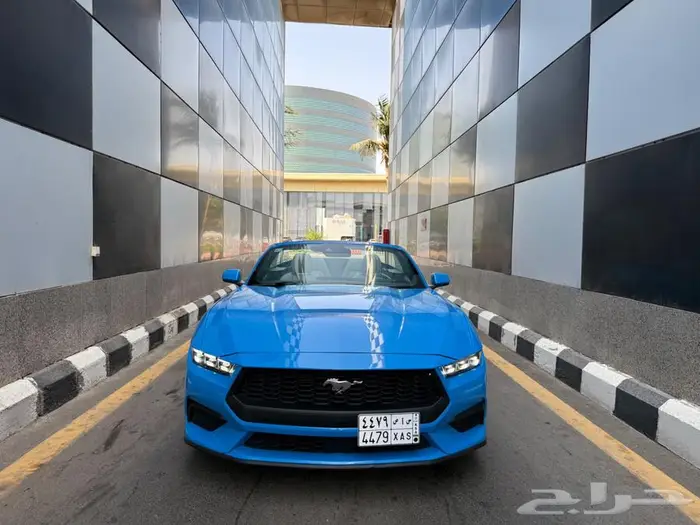 موستنج 2024 كشف ايكو بوست V4 فل لون جميل أزرق بجدة الان 12