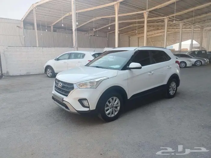 هونداي كريتا 2020 ابيض بودي ومحركات نظيف ب 48.000 ريال 2