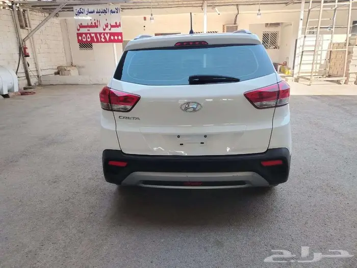 هونداي كريتا 2020 ابيض بودي ومحركات نظيف ب 48.000 ريال 8
