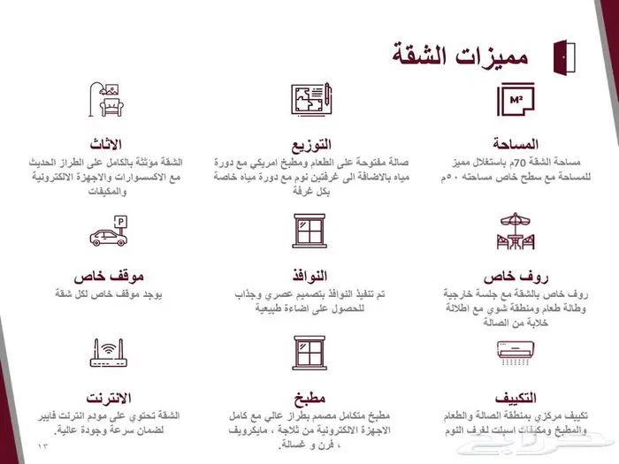 للإيجار شقة مؤثثة سكنية بمركز مليباري ريزدنس 11