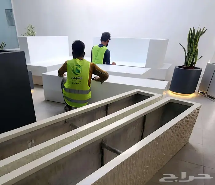 جلسات منزلية كبيرة فايبر للحدائق بسعر المصنع تفصيل بالخبر 48