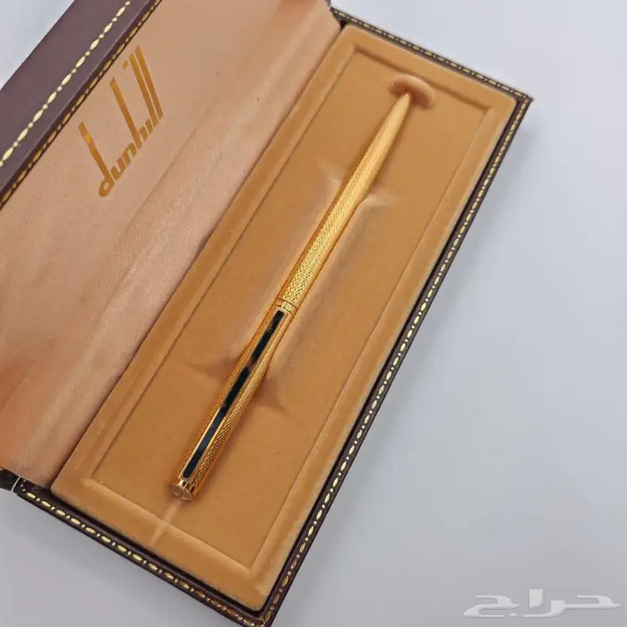 قلم دانهيل جاف الذهبي الفاخر   إصدار نادر 3
