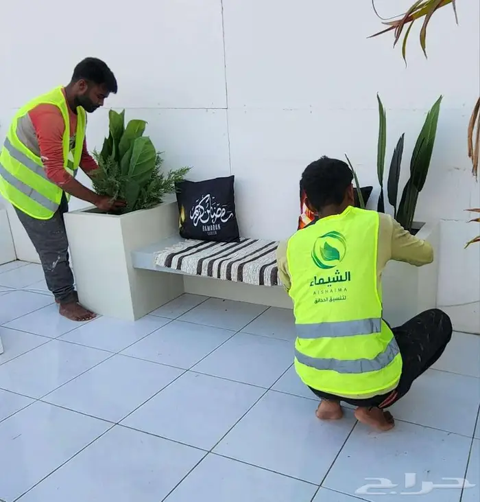 جلسات منزلية كبيرة فايبر للحدائق بسعر المصنع تفصيل بالخبر 11