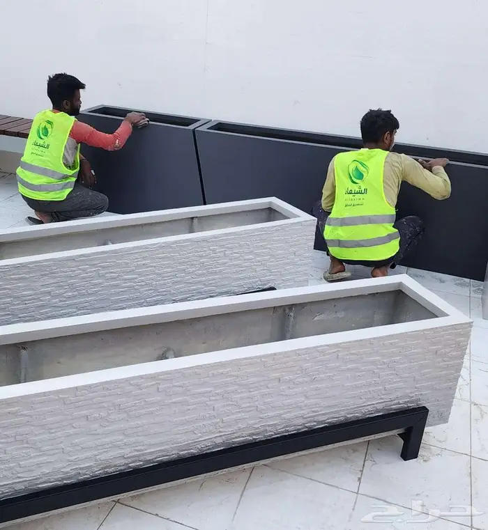 احواض للزراعة كبيرة بسعر الجملة مراكن للأشجار الضخمة فايبر 0