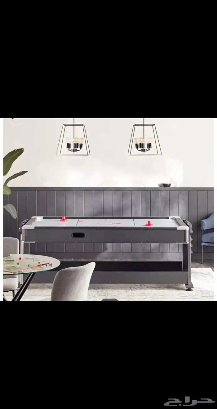 طاولة العاب متعددة 4 في 1 بلياردو   هوكي   تنس   طاولة طعام 3