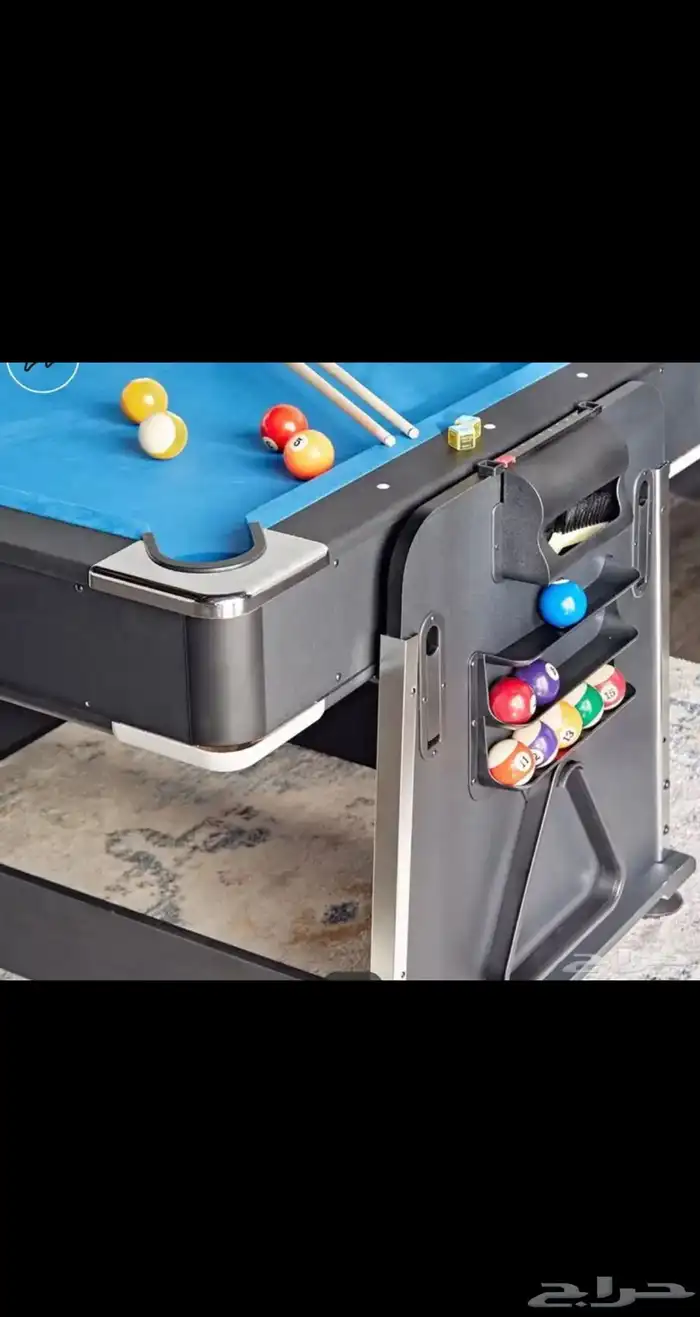 طاولة العاب متعددة 4 في 1 بلياردو   هوكي   تنس   طاولة طعام 4