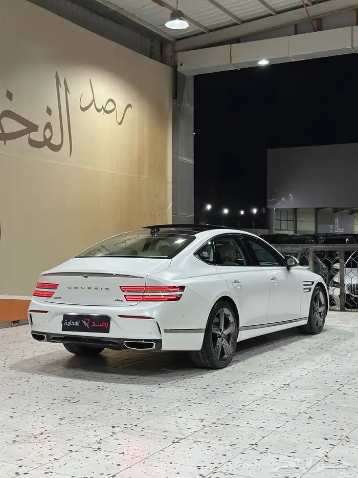 جنسس G80 2023 V6 سبورت فل كامل . رصد الفخامة 12