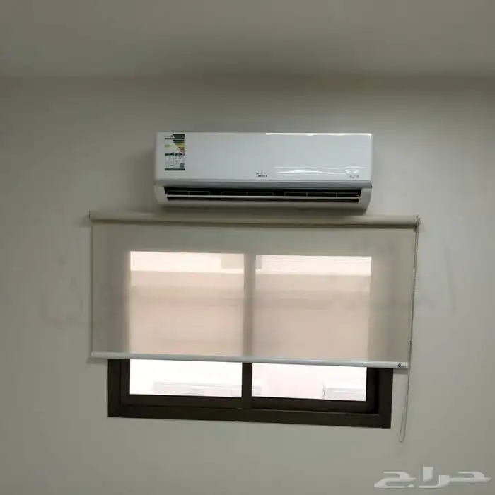 ستائر رول جاهز شرائح ستائر وايفي كهربائي ستائر تعديل تركيب 2