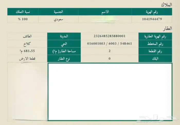 ارض للبيع الطائف ( كلاخ) 0