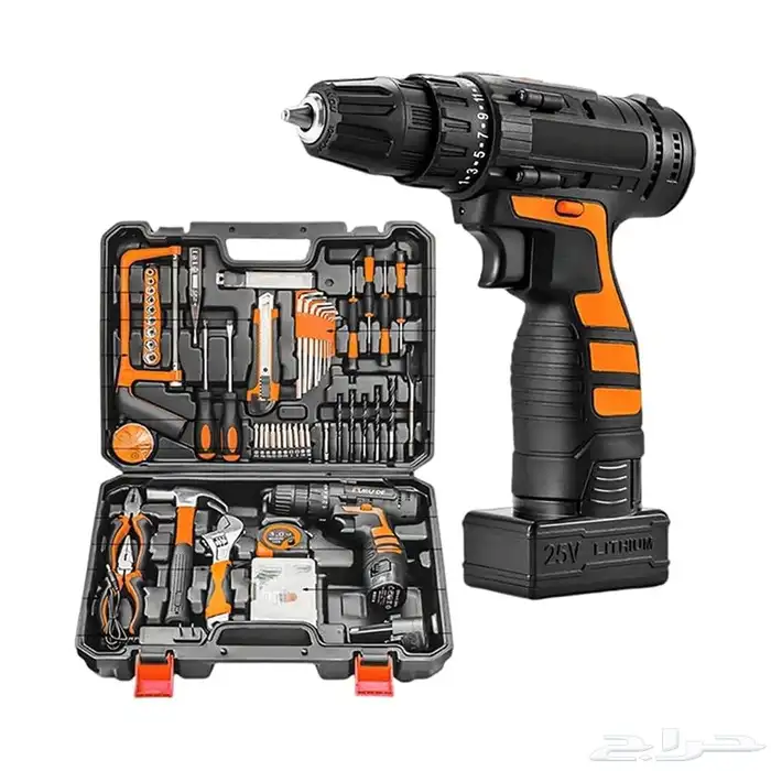 شنيور دريل 120 قطعة  قوة وأداء يغطي كل احتياجاتك 2