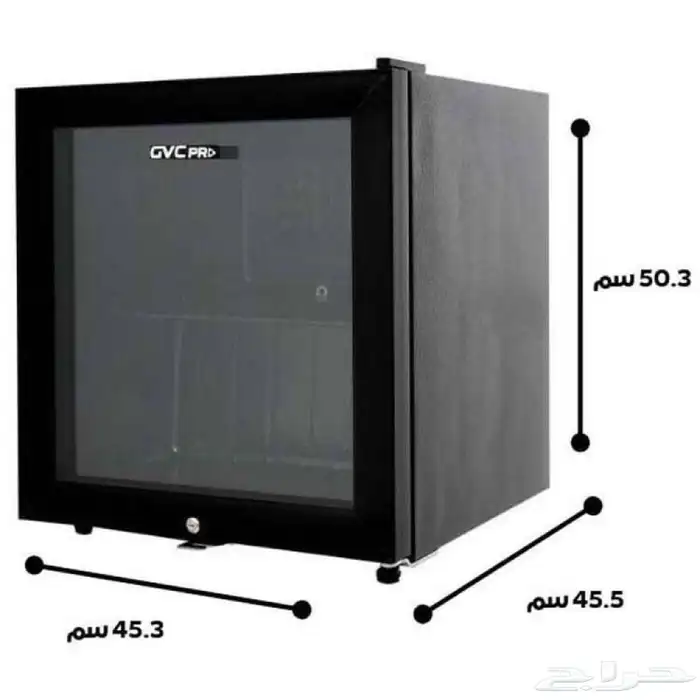 لاجة ذكية صغيرة من GVC PRO - سعة 50 لتر GVRG75 ثلاجة صغيرة 2