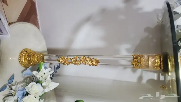 عربية شبكة منسقة بالورد الصناعي مع حامل الطقم للبيع 4
