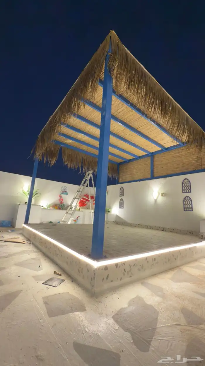 مظلات الخيزران 0