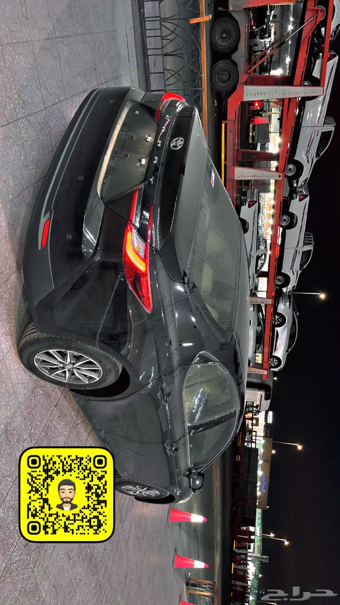 تويوتا كامري استاندر بنزين اسواد وابيض موديل 2025 9