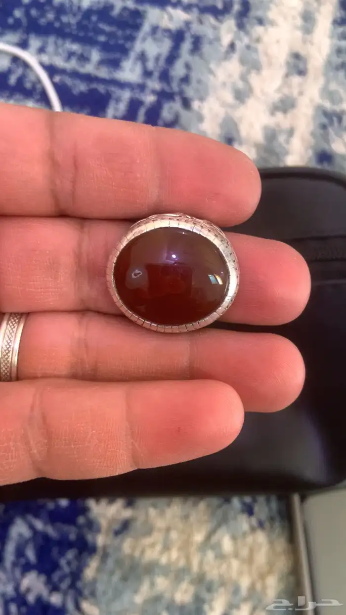 خاتم عقيق يمني مصور 2