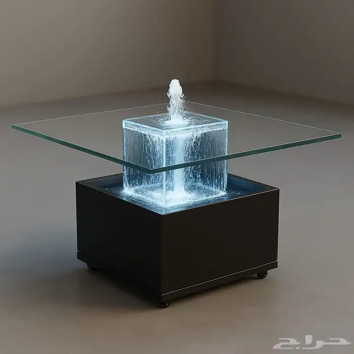طاوله مائيه عباره عن طاوله و نافوره. تناسب الفنادق 1
