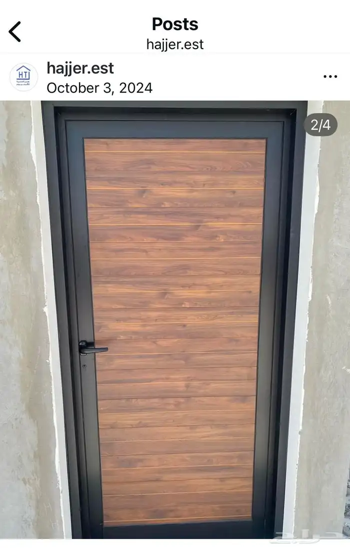 تفصيل نوافذ وابواب الومنيوم كلادينج 9