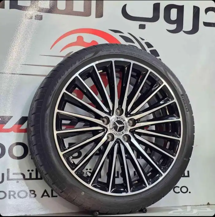 جنوط مرسيدس 200 اصلي وكاله 2024_2025 مقاس 19 سي كلاس 4