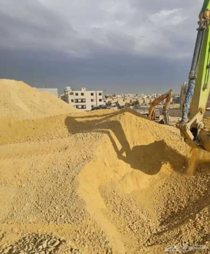 رمل لياسه رمل بناء رمل اخمر صبيز كساره بحص زيرو 5