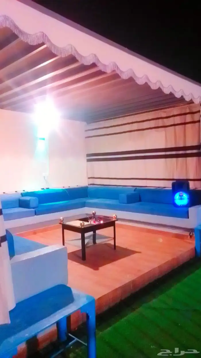 شاليهات وقت المساء مخرج خمسه طريق الخرج 2