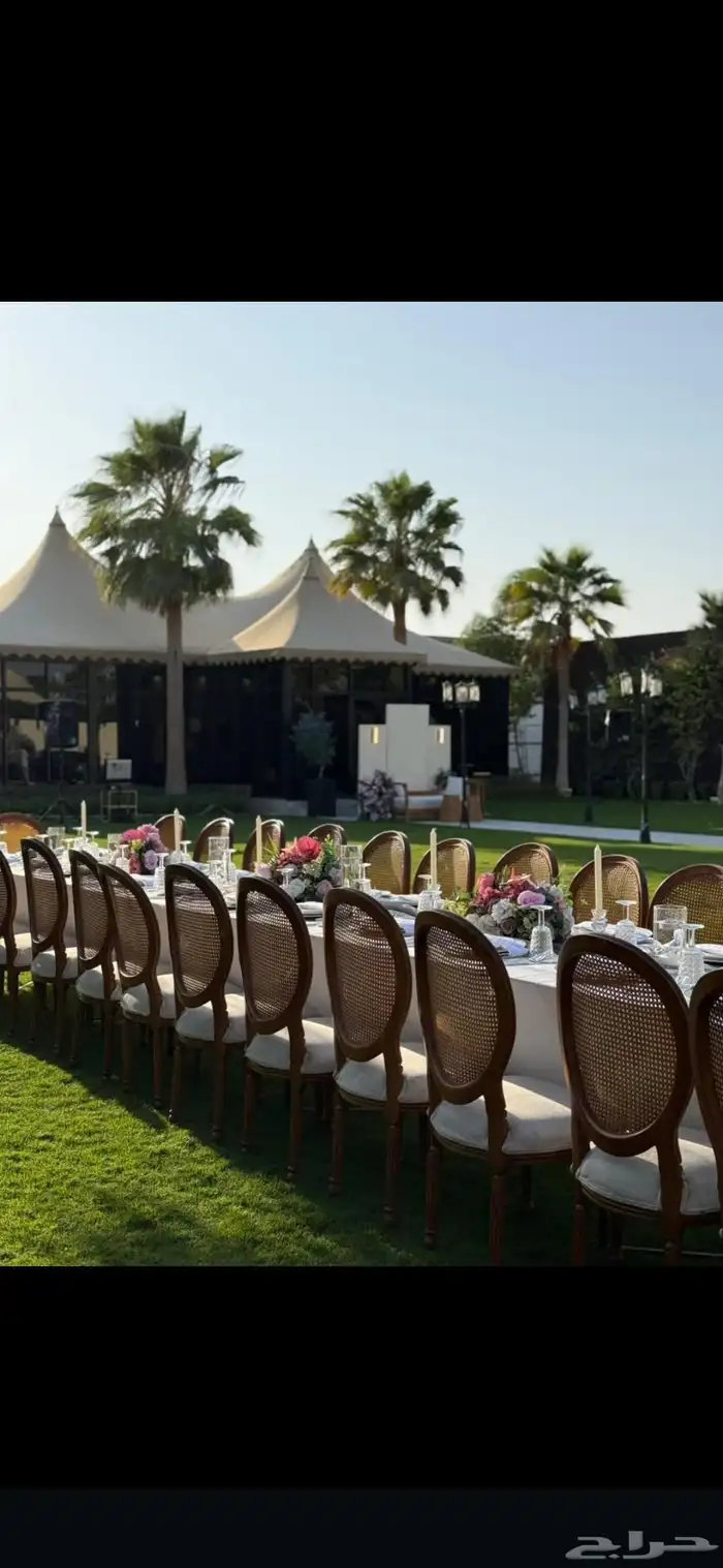 للحفلات والمناسبات قهوجينن وصبابين كراسي بنوعها اطولات بأنوا 3