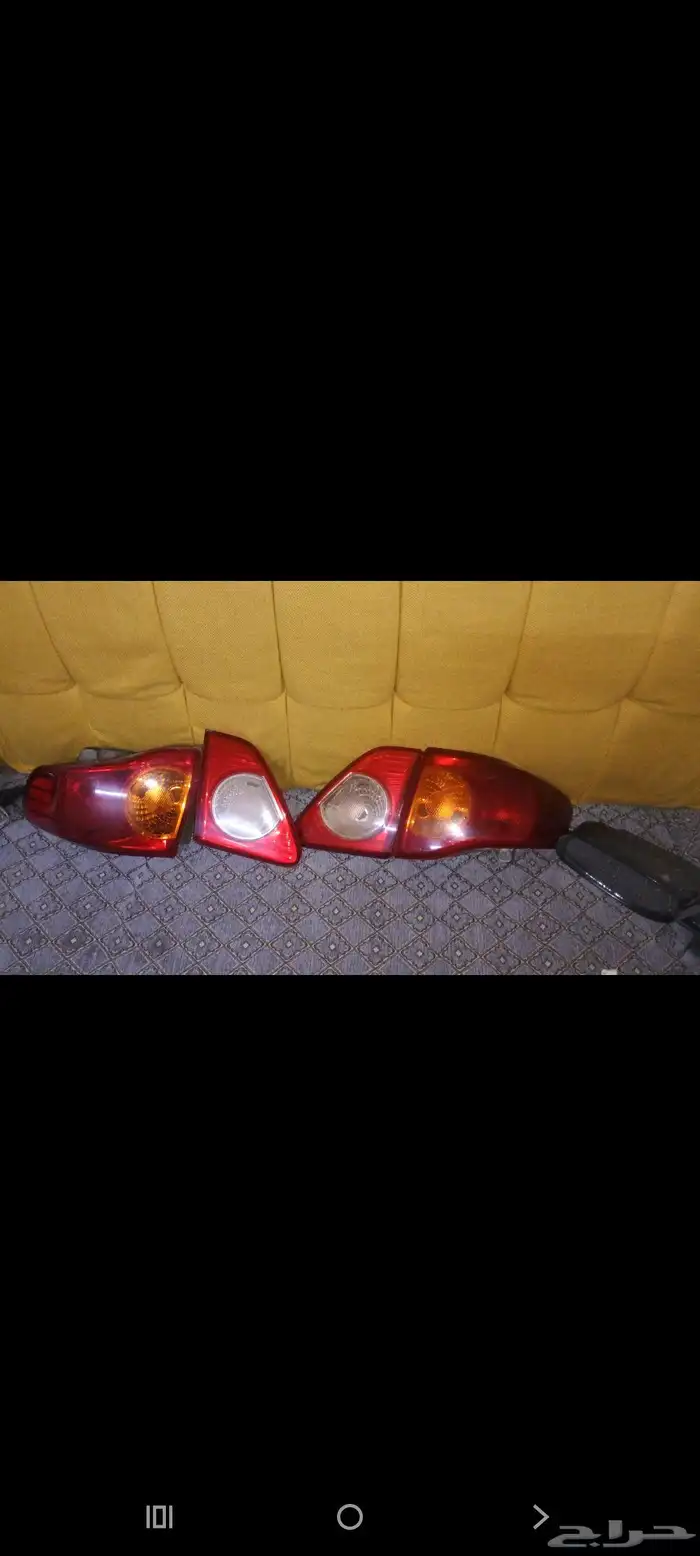 اصطبات خلفية كورولا جنب أصلي و جنب تايواني 2008 بيع سمح 1