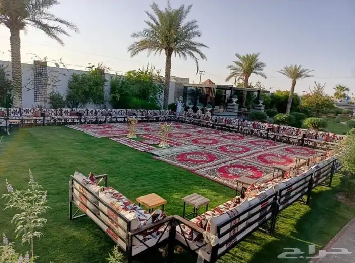 تاجير جلسات تاجير كنب تاجير خيام كراسي طاولات قهوجي العاب مد 0