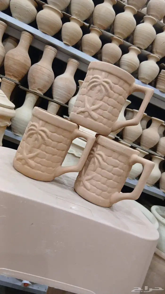 كسات فخار جميع المقسات ولاحجام مؤسسةخيمه وفخار للوزم الرحلات 2