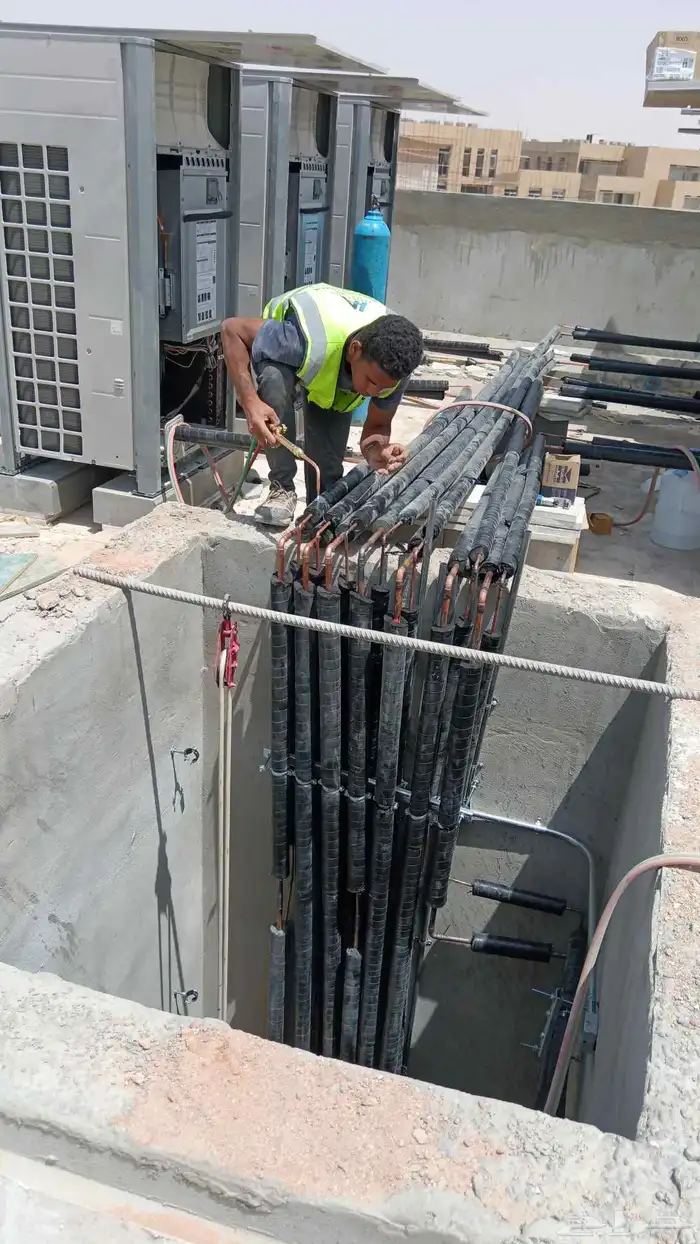 تمديد الدكت والنحاس وتوريد المكييفات مخفي وبكيج  VRV  VRF 5