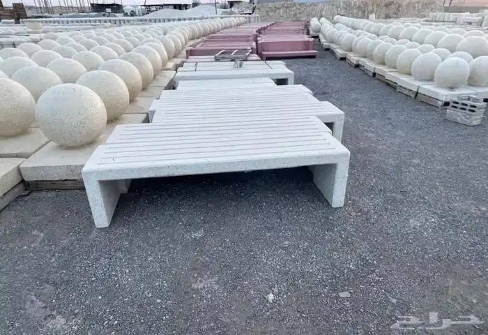 منتجات خرسانية كراسي حدائق احواض زراعية 15