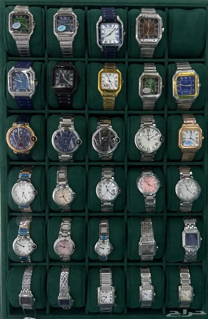 ساعات كارتيير و رولكس اعلى جودة مصنعية بفئاتها 0