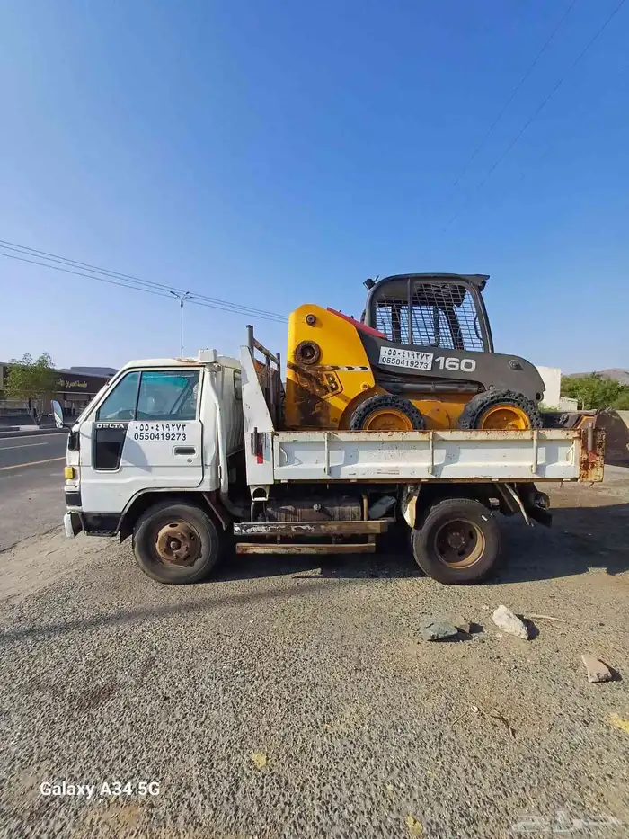 قلاب دهاتسو 2007 ديزل مع بوبكات موديل 2008 نظيف شرط 2