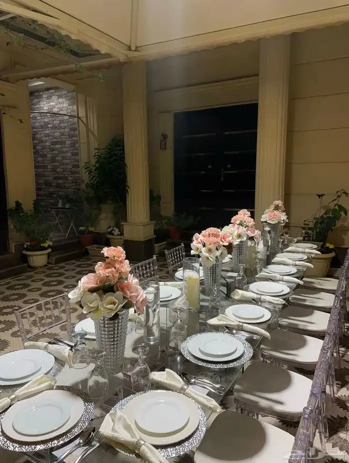 تجهيز حفلات مناسبات خلفيات تخرج طاولات استقبال طاولات طعام 0